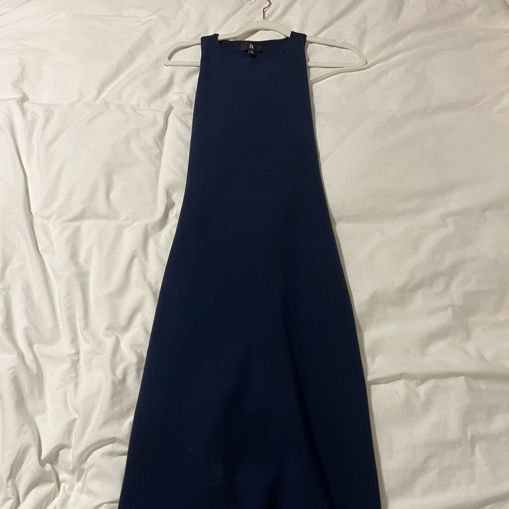 Banana Republic Deep Blue Backless Dress